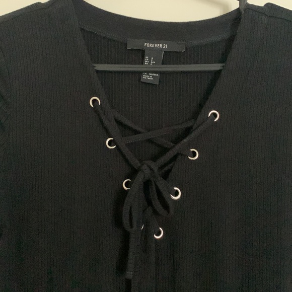 Forever 21 Lace up Bodycon Dress - Picture 2 of 2